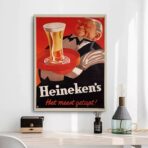 vintage heineken poster