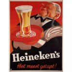 vintage heineken poster