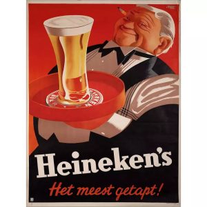 vintage heineken poster