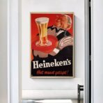 vintage heineken poster