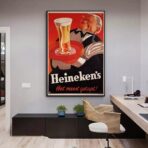 vintage heineken poster