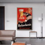 vintage heineken poster