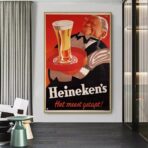 vintage heineken poster