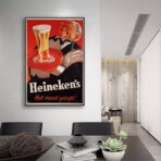 vintage heineken poster
