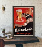 vintage heineken poster