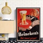 vintage heineken poster
