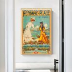 vintage poster hendaye