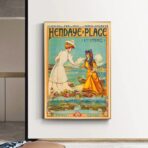 vintage poster hendaye