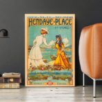 vintage poster hendaye