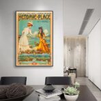 vintage poster hendaye