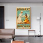 vintage poster hendaye