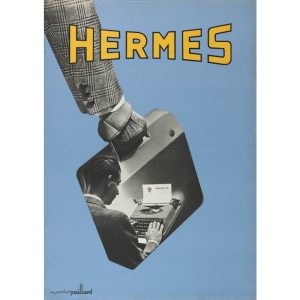 vintage hermes poster