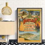 vintage poster honfleur