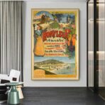 vintage poster honfleur