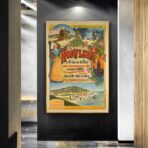 vintage poster honfleur