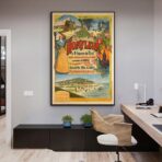 vintage poster honfleur