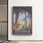vintage poster hyeres