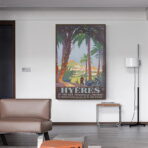 vintage poster hyeres