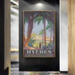vintage poster hyeres