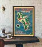 vintage poster ile doleron