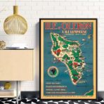 vintage poster ile doleron