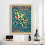vintage poster ile doleron