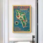 vintage poster ile doleron
