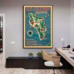 vintage poster ile doleron