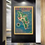 vintage poster ile doleron