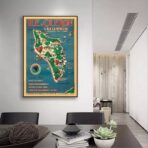 vintage poster ile doleron