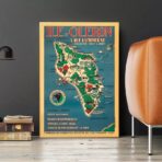 vintage poster ile doleron
