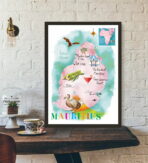 vintage poster mauritius