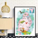 vintage poster mauritius
