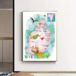 vintage poster mauritius