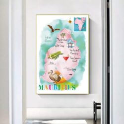 vintage poster mauritius