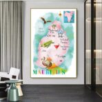vintage poster mauritius