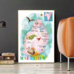 vintage poster mauritius