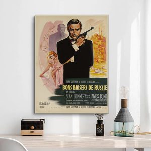vintage james bond poster