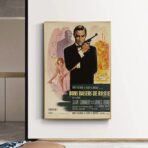 vintage james bond poster