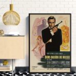 vintage james bond poster