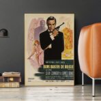 vintage james bond poster