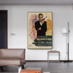 vintage james bond poster
