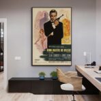 vintage james bond poster