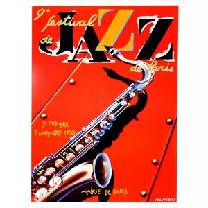 vintage jazz poster
