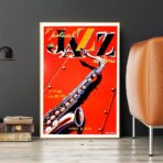 vintage jazz poster