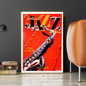 vintage jazz poster