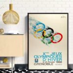 vintage olympic games poster