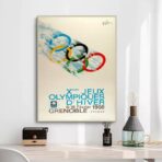 vintage olympic games poster