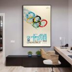 vintage olympic games poster