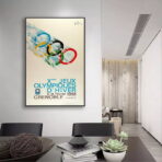 vintage olympic games poster